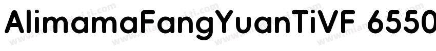 AlimamaFangYuanTiVF 655000wght 90字体转换